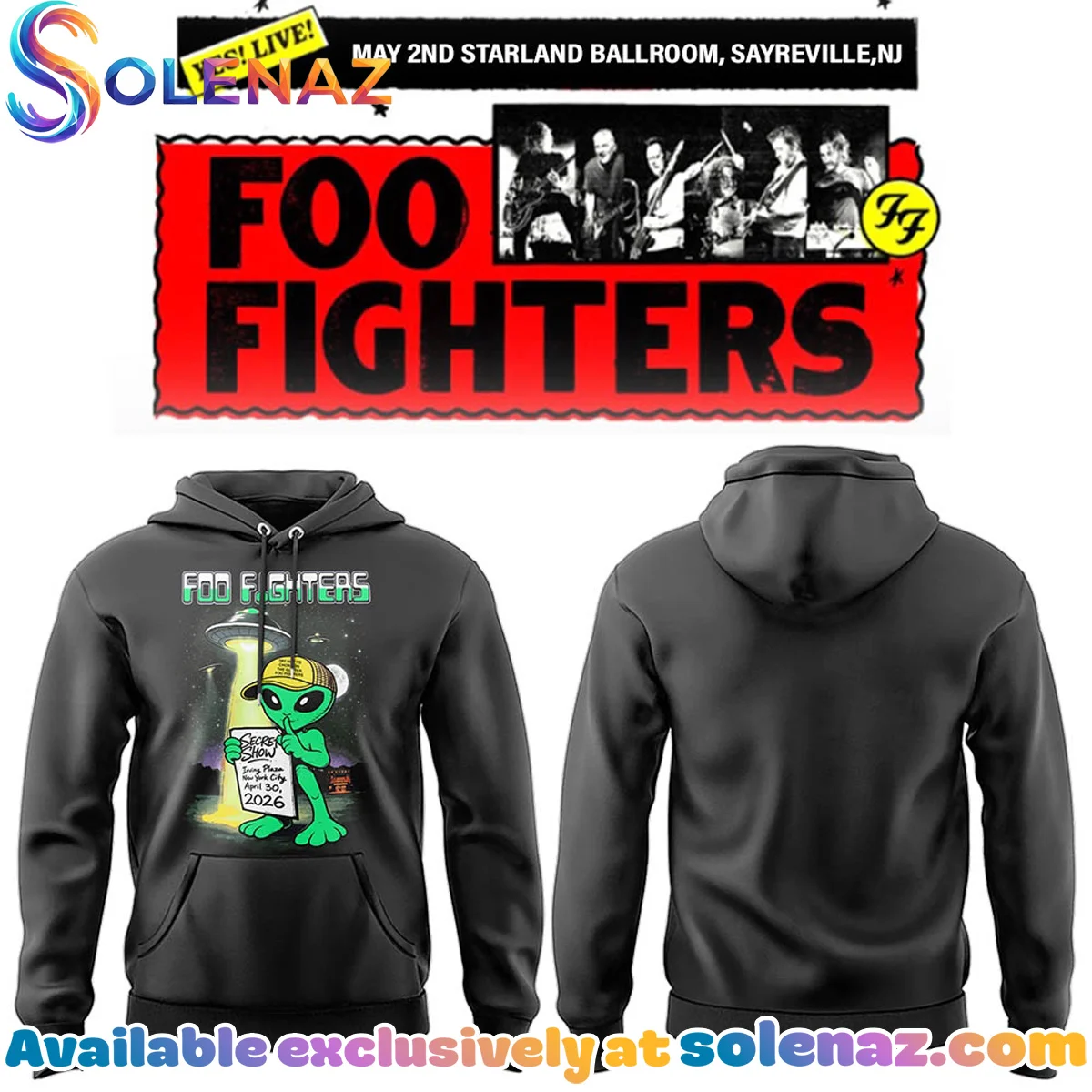 FF Secret Show Starland Ballroom Sayreville T-Shirt & Hoodie (Design 4)