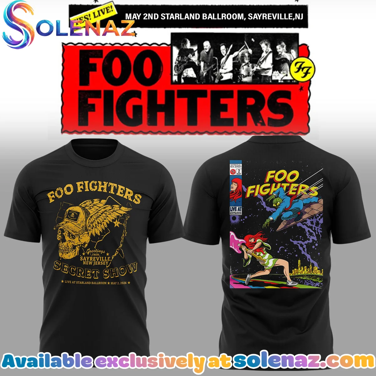 FF Secret Show Starland Ballroom Sayreville T-Shirt & Hoodie - Series 12