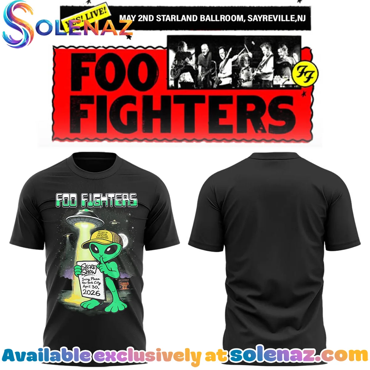 FF Secret Show Starland Ballroom Sayreville T-Shirt & Hoodie (Release 21)