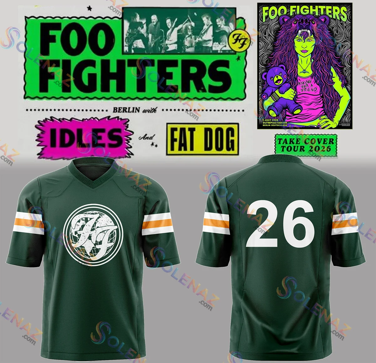 FF Take Cover Tour Football Jersey [Drop 3]
