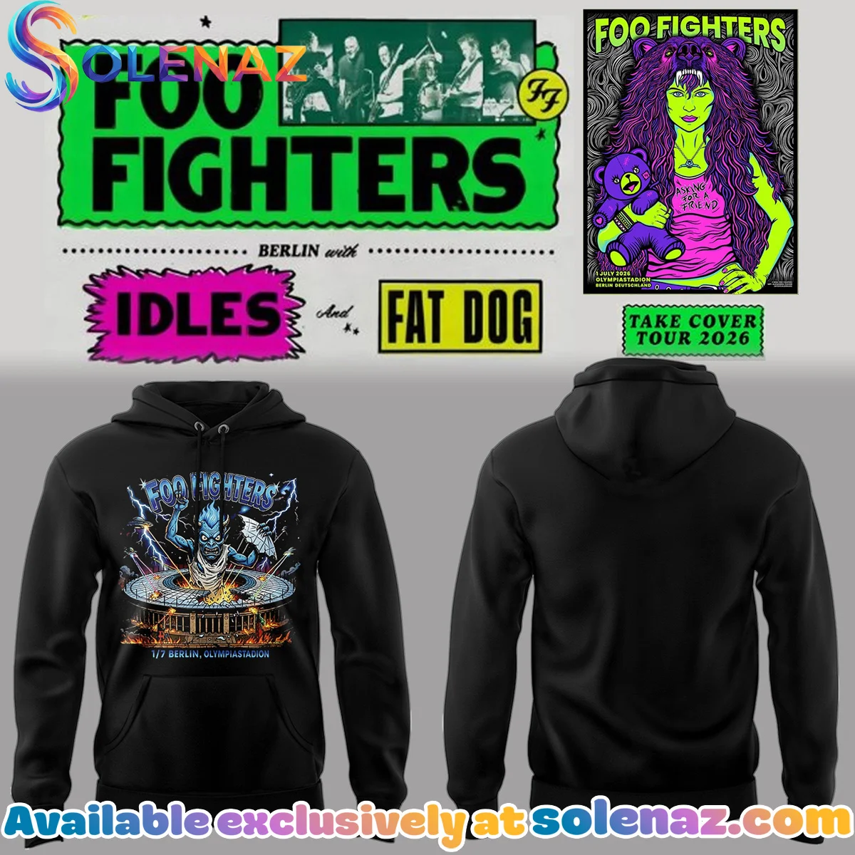 FF Take Cover Tour Shirt & Hoodie (Design 5)