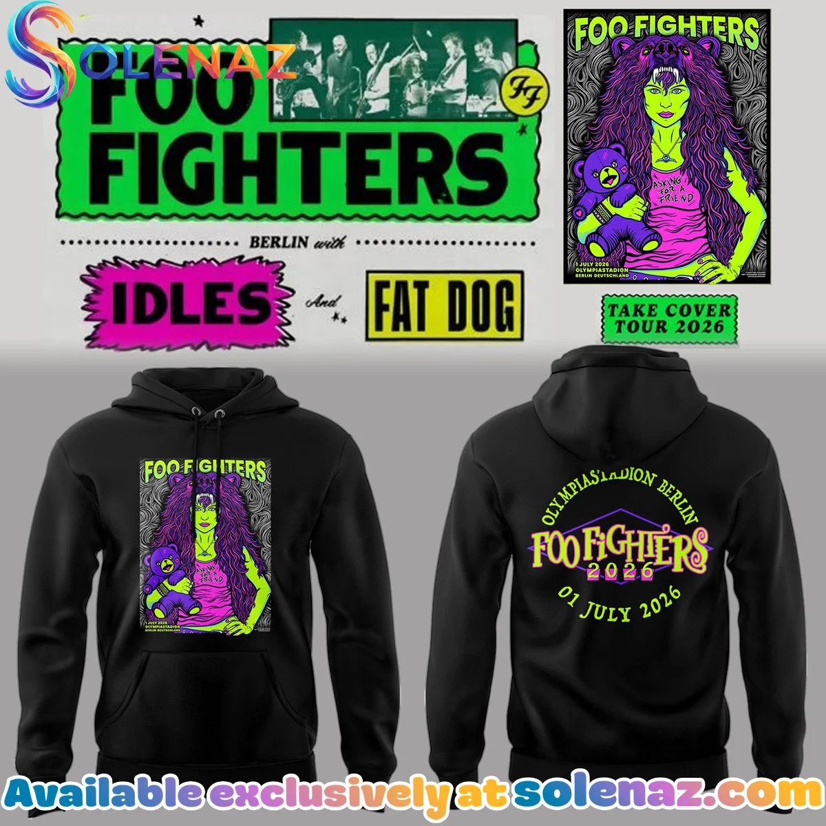FF Take Cover Tour T-Shirt & Hoodie - Series 7