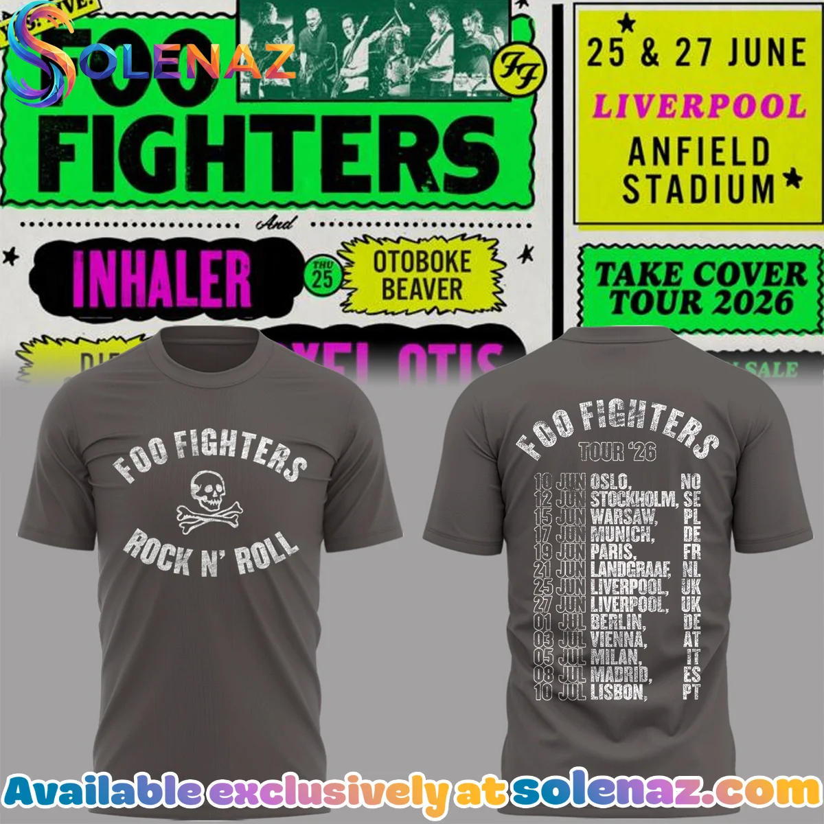 FF Take Cover Tour Shirt & Hoodie - Part 1