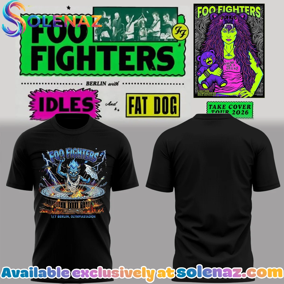 FF Take Cover Tour T-Shirt & Hoodie - Series 4