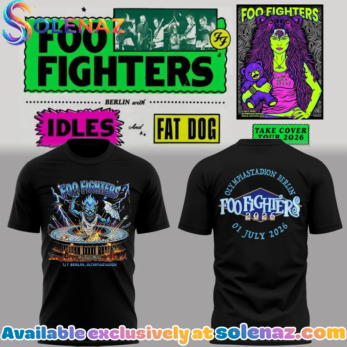 FF Take Cover Tour Shirt & Hoodie [Batch 5]