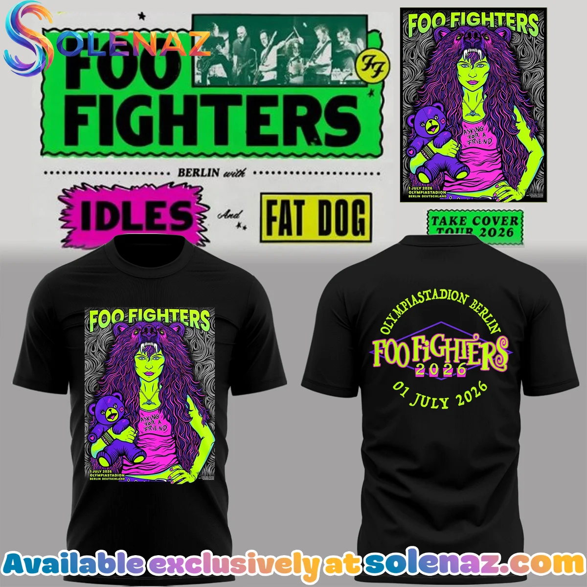 FF Take Cover Tour T-Shirt & Hoodie - Series 6