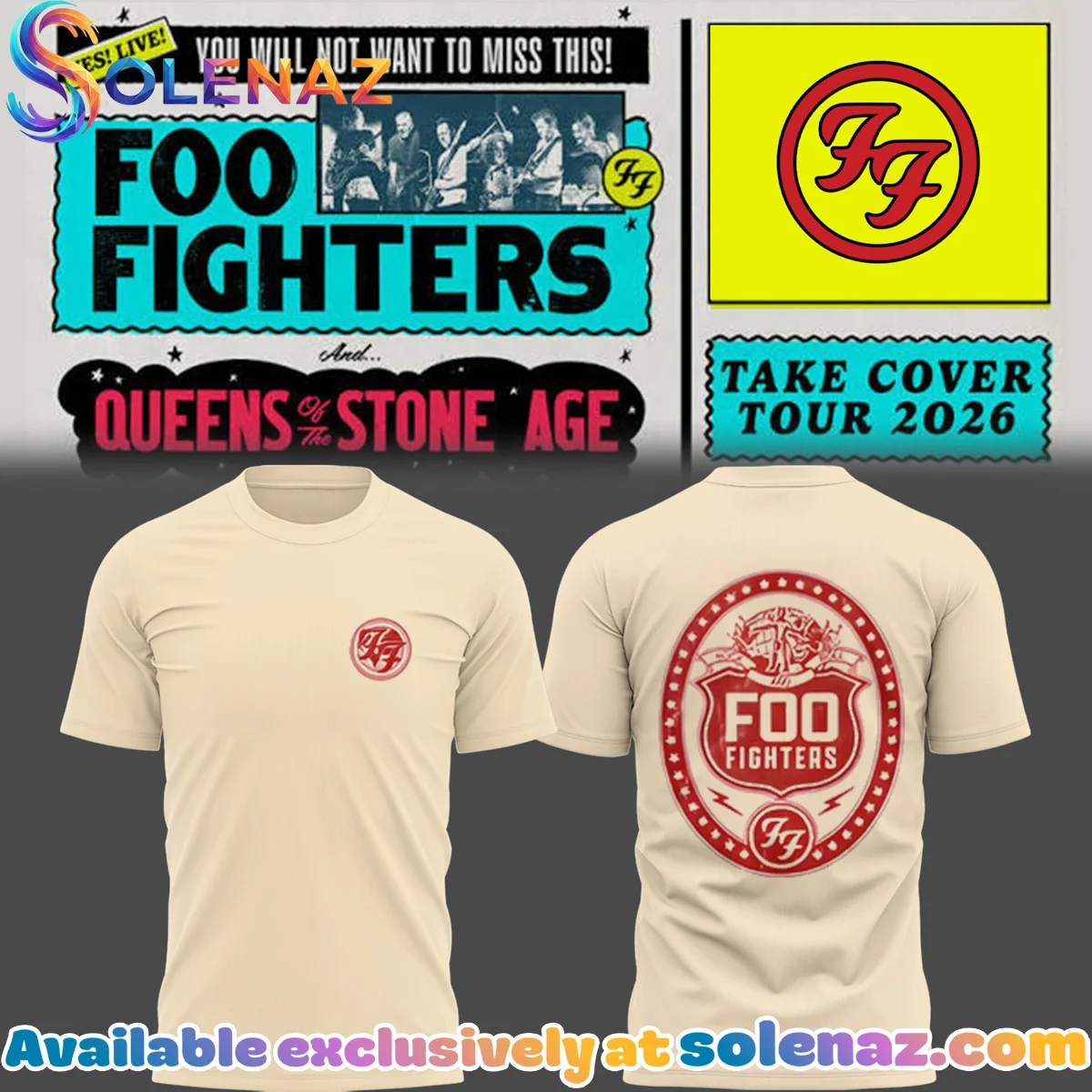 FF Take Cover Tour Shirt & Hoodie - Series 10