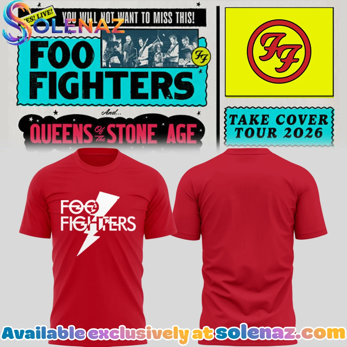 FF Take Cover Tour T-Shirt & Hoodie - Part 11
