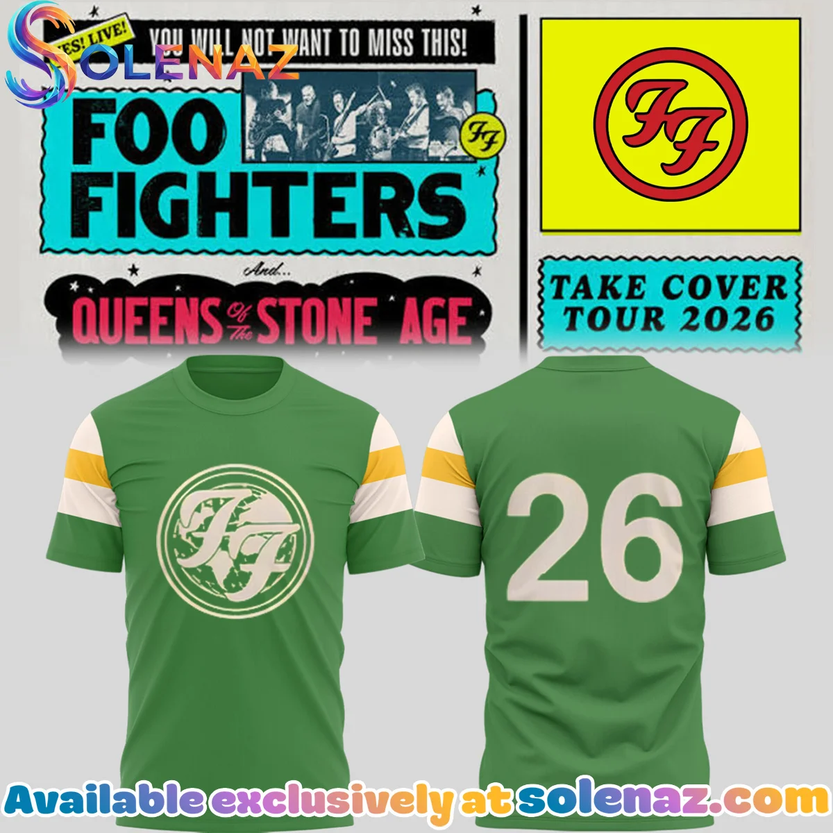 FF Take Cover Tour T-Shirt & Hoodie [Batch 12]