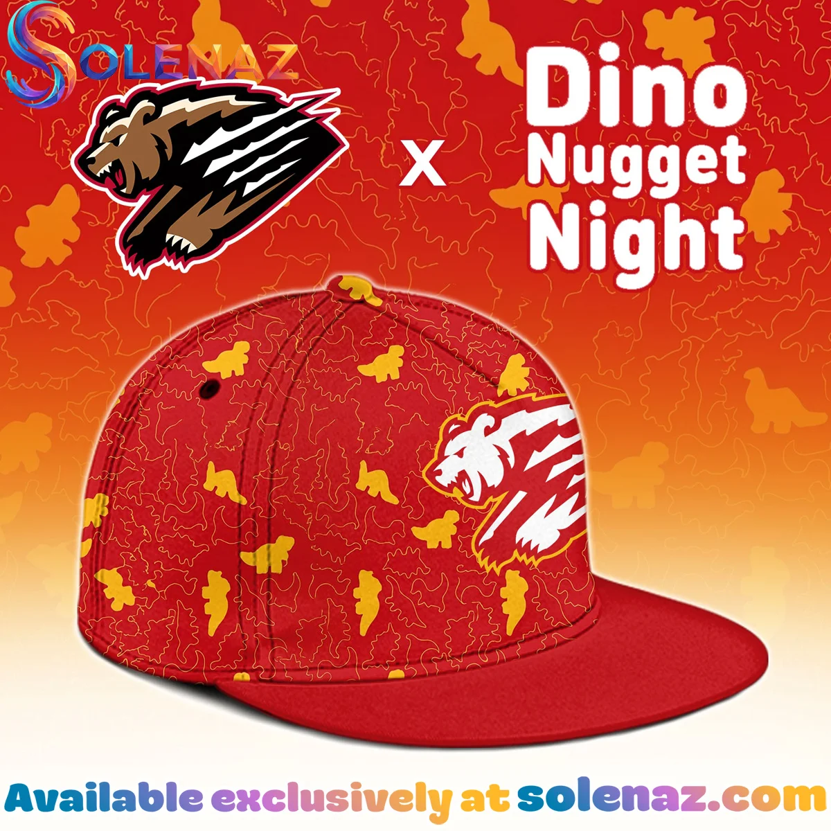 Fresno Grizzlies Dino Nugget Night Jersey Fresno Grizzlies Dino Nugget Night Jersey