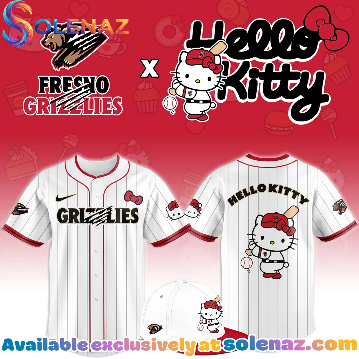 Fresno Grizzlies x Hello Kitty Jersey