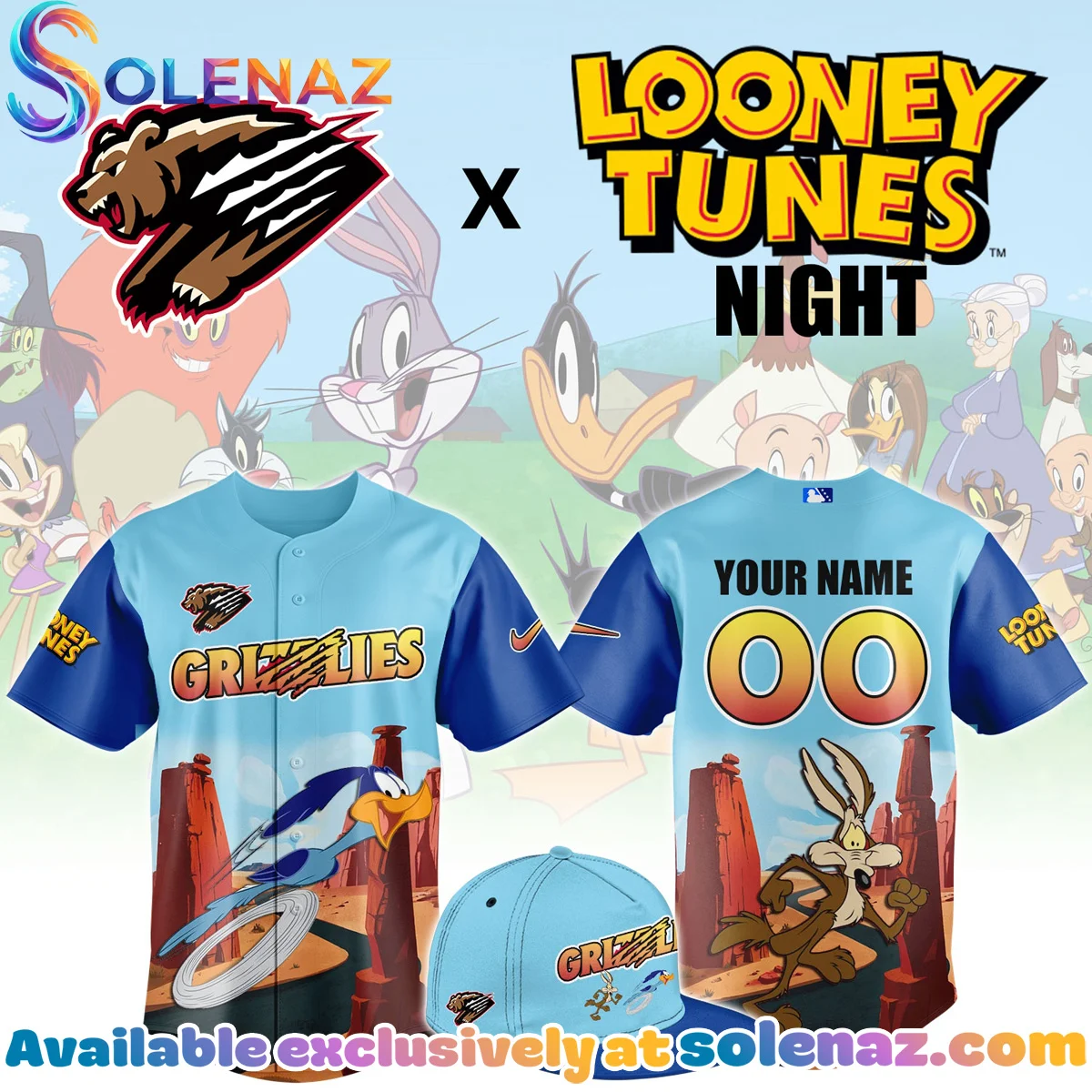 Fresno Grizzlies x Looney Tunes Jersey