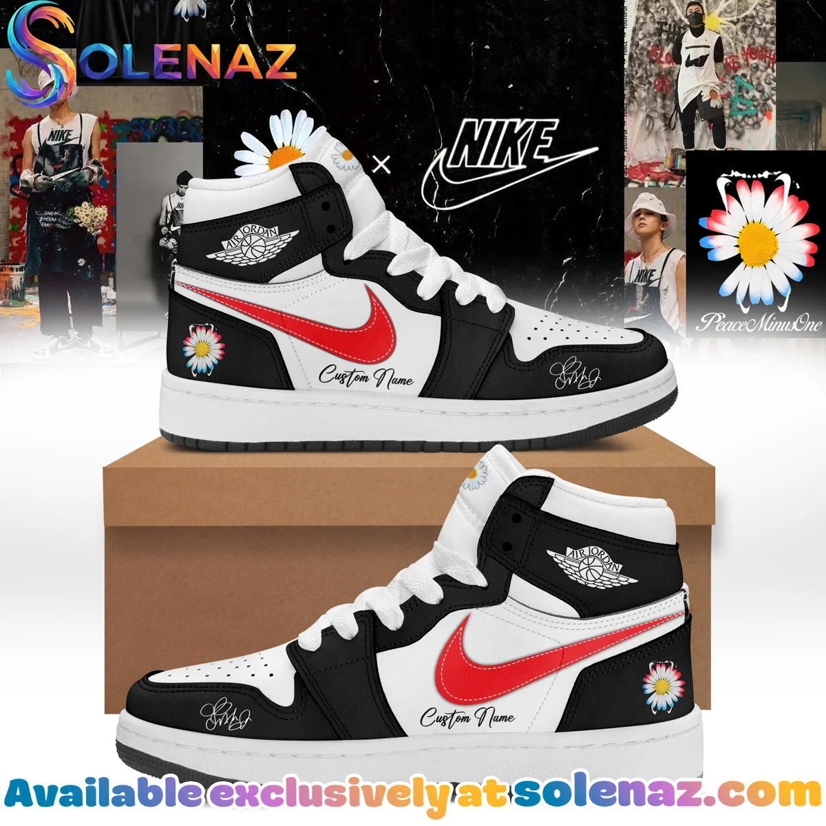 G-Dragon PEACEMINUSONE Custom Air Force 1 & Jordan 1 Shoes [Drop 13]