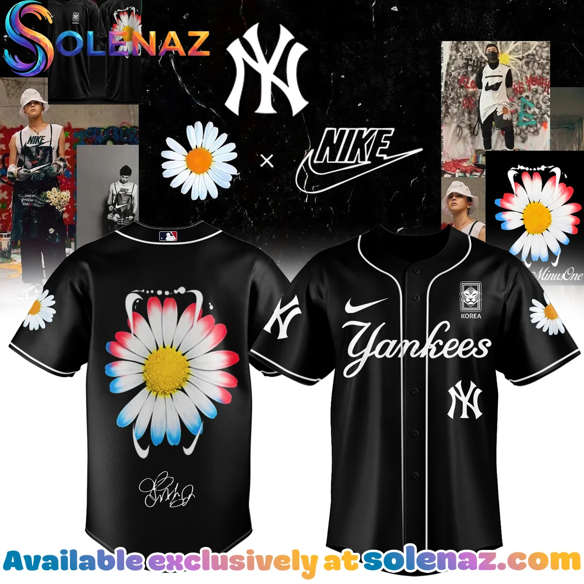 G-Dragon PEACEMINUSONE x MLB Jersey G-Dragon PEACEMINUSONE x MLB Jersey