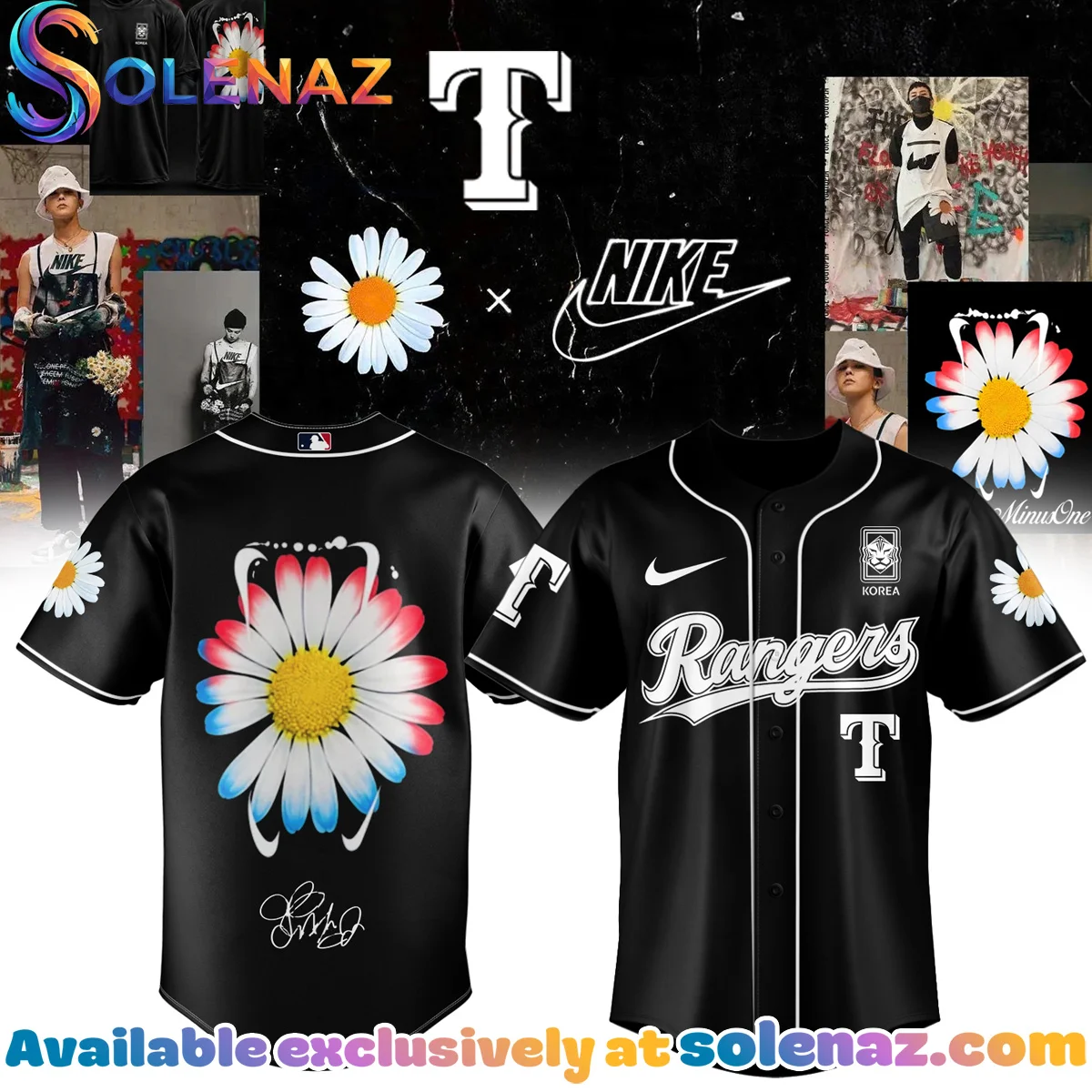 G-Dragon PEACEMINUSONE x MLB Jersey G-Dragon PEACEMINUSONE x MLB Jersey