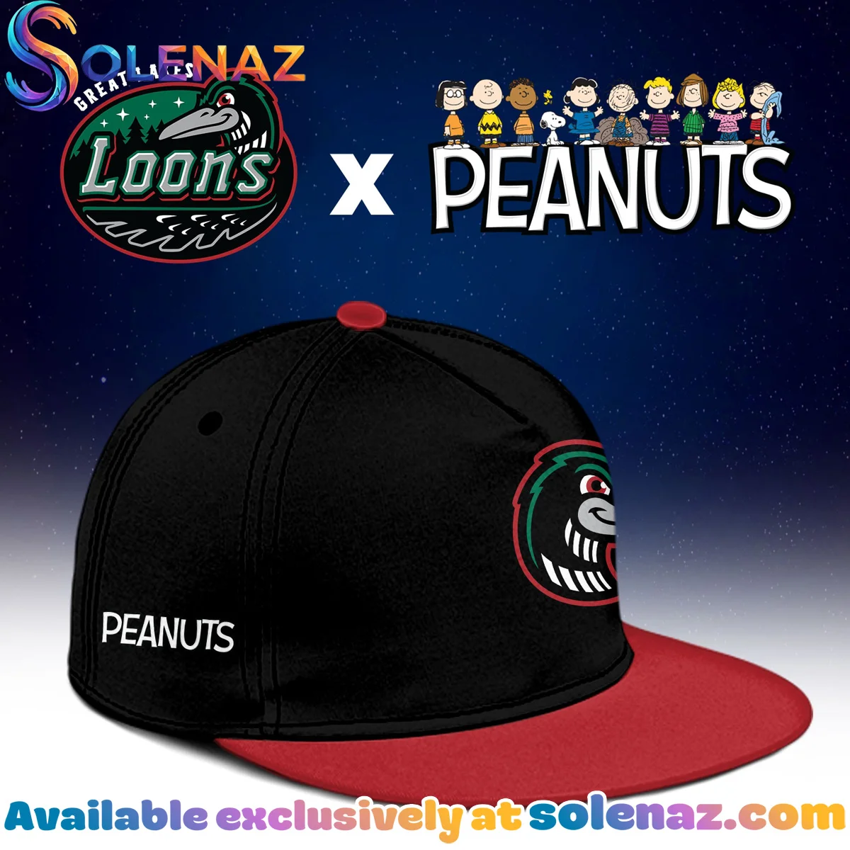 Great Lakes Loons Peanuts Night Jersey Great Lakes Loons Peanuts Night Jersey