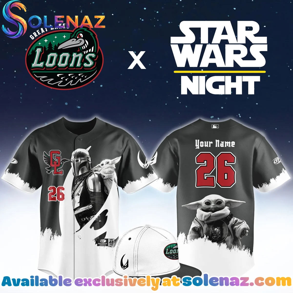 Great Lakes Loons Star Wars Jersey