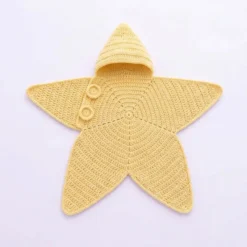 Baby Crochet Starfish Swaddle Blanket 9