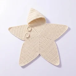 Baby Crochet Starfish Swaddle Blanket 11