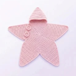 Baby Crochet Starfish Swaddle Blanket 12