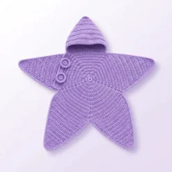 Baby Crochet Starfish Swaddle Blanket 13