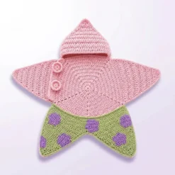 Baby Crochet Starfish Swaddle Blanket 14