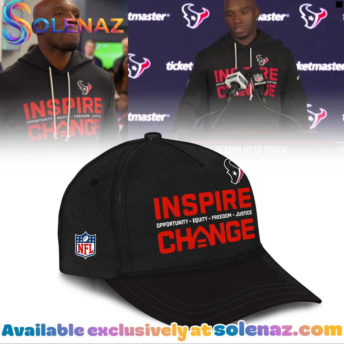 Houston Texans Inspire Change Shirt & Hoodie Houston Texans Inspire Change Shirt & Hoodie