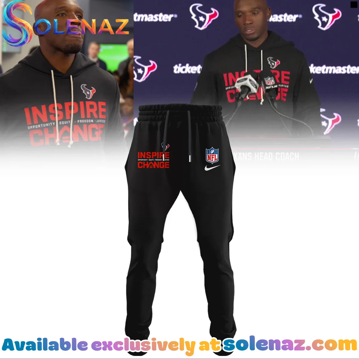 Houston Texans Inspire Change Shirt & Hoodie Houston Texans Inspire Change Shirt & Hoodie