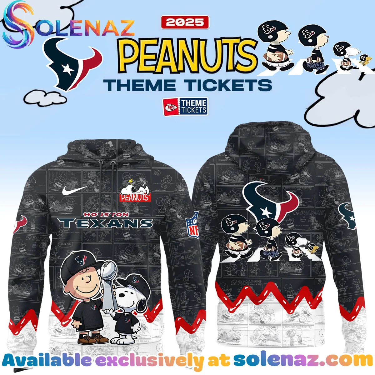 Houston Texans x Peanuts Shirt & Hoodie