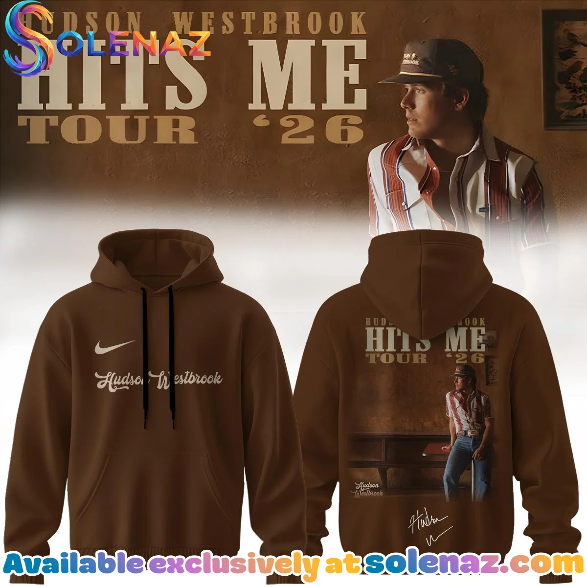 Hudson Westbrook Hits Me Tour Shirt & Hoodie - Series 2