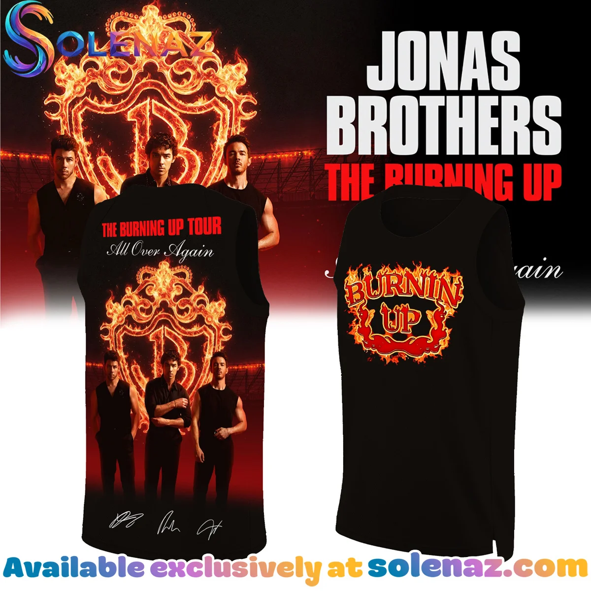 Jonas Brothers The Burning Up Tour Jersey - Series 10