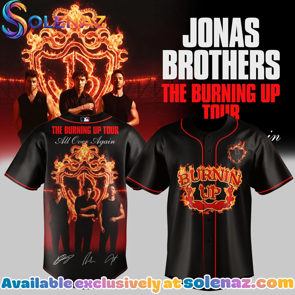 Jonas Brothers The Burning Up Tour Jersey - Series 8