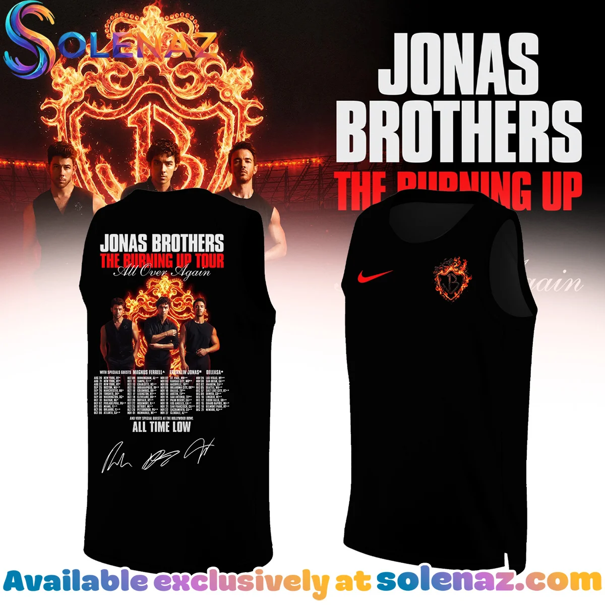 Jonas Brothers The Burning Up Tour Jersey [Drop 15]