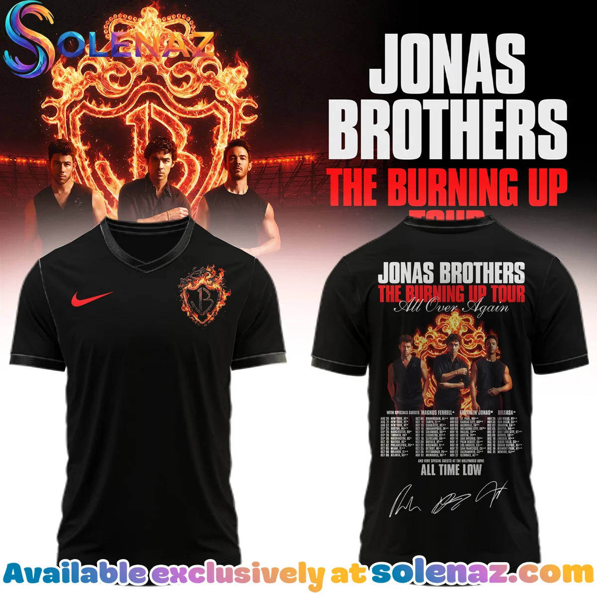 Jonas Brothers The Burning Up Tour Jersey - Part 14