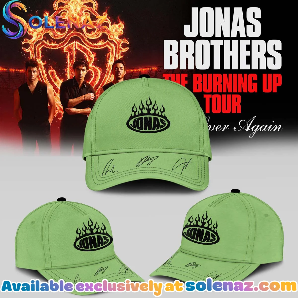 Jonas Brothers The Burning Up Tour Shirt & Hoodie (Release 21) Jonas Brothers The Burning Up Tour Shirt & Hoodie (Release 21)