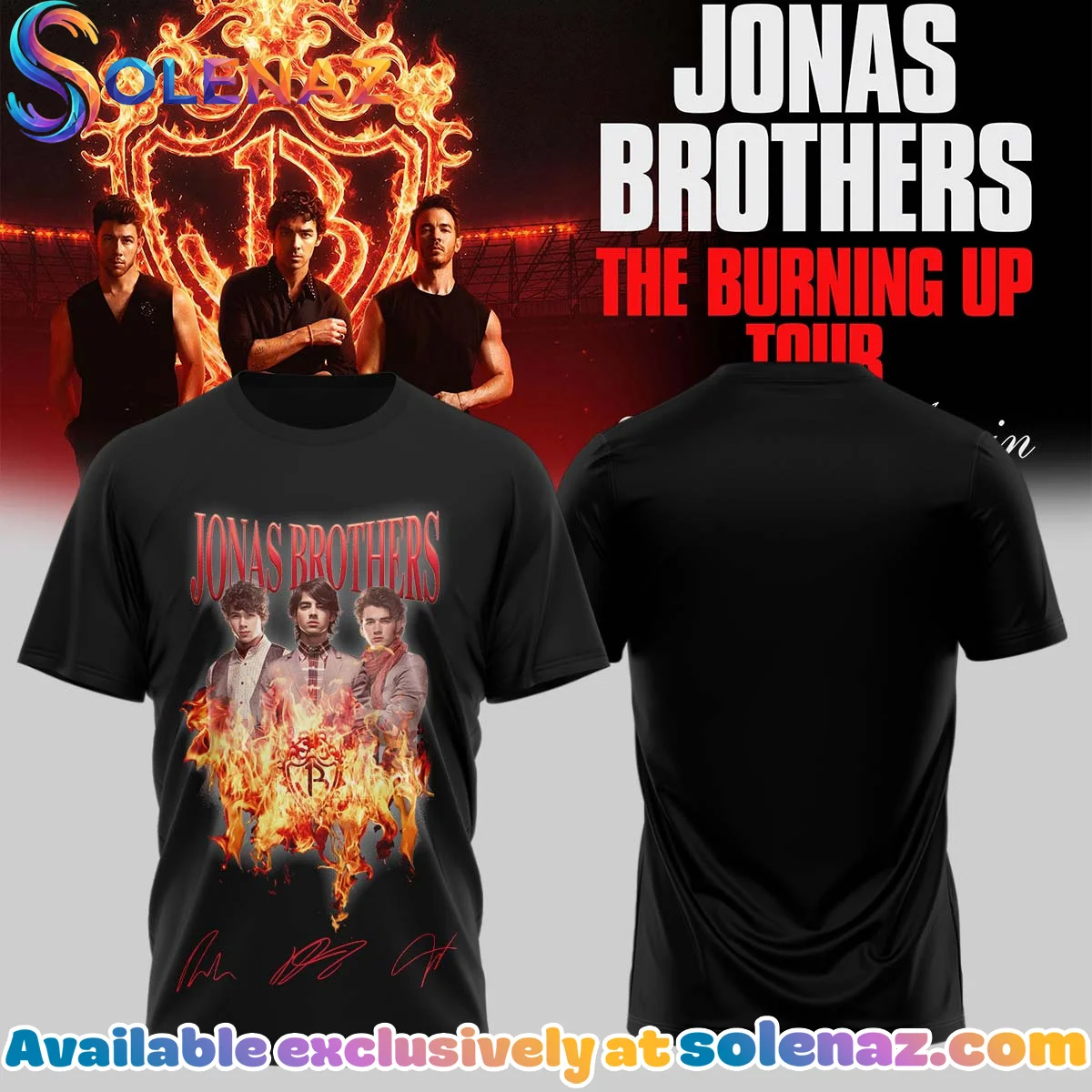 Jonas Brothers The Burning Up Tour T-Shirt & Hoodie [Batch 24]