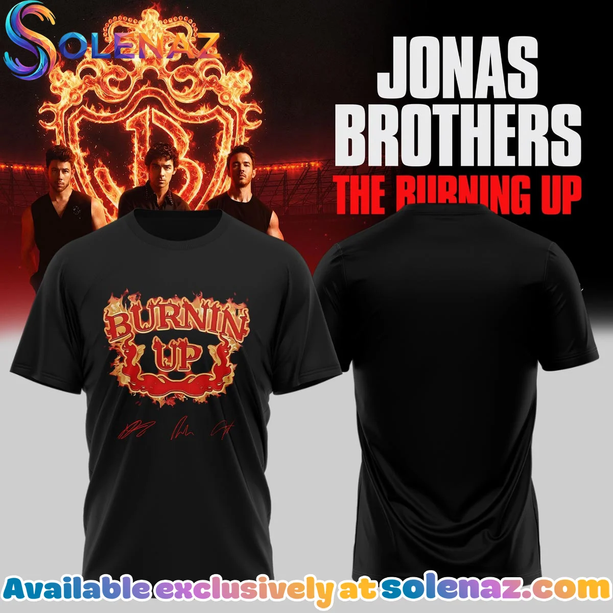 Jonas Brothers The Burning Up Tour T-Shirt & Hoodie - Part 29