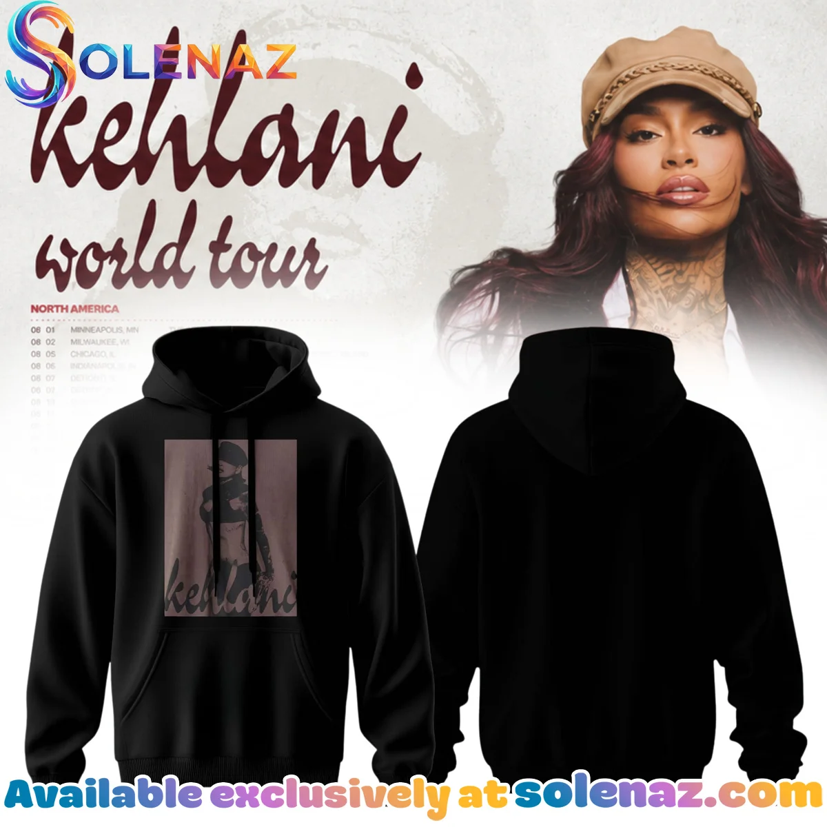 Kehlani World Tour Signature Shirt & Hoodie [Drop 4]