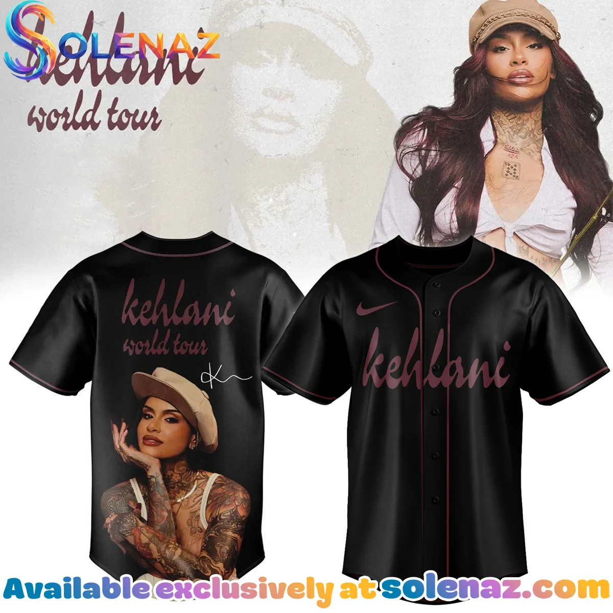 Kehlani World Tour Signature Jersey (Design 8)