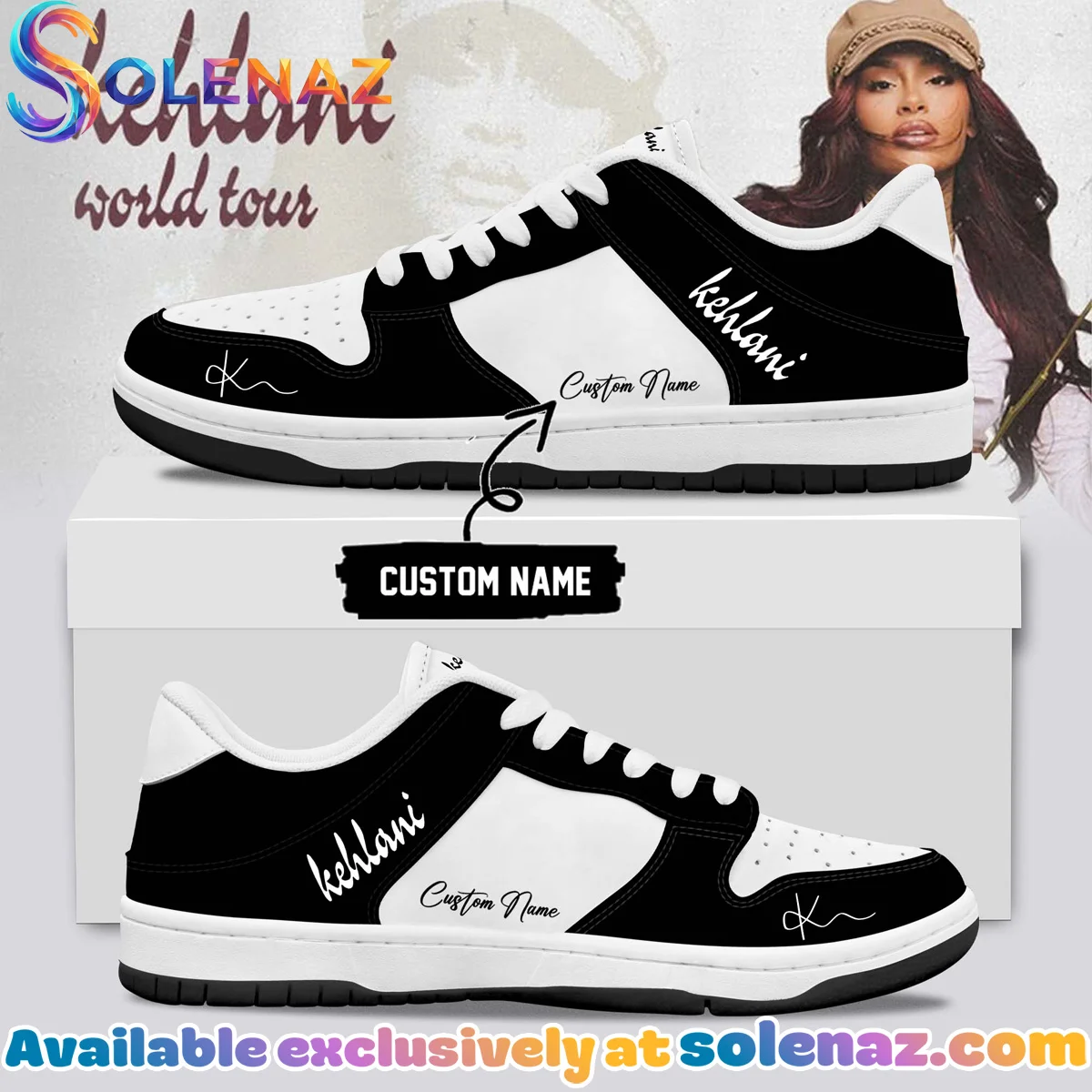 Kehlani World Tour Signature Custom Air Force 1 & Jordan 1 Shoes (Release 19)
