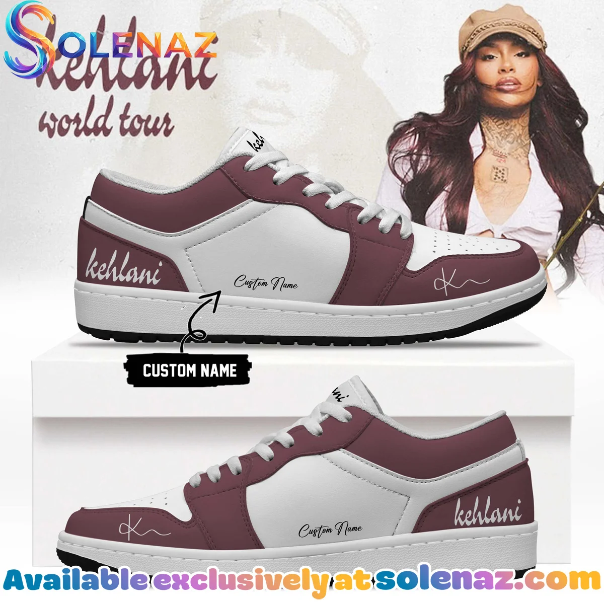 Kehlani World Tour Signature Custom Air Force 1 & Jordan 1 Shoes (Release 20)