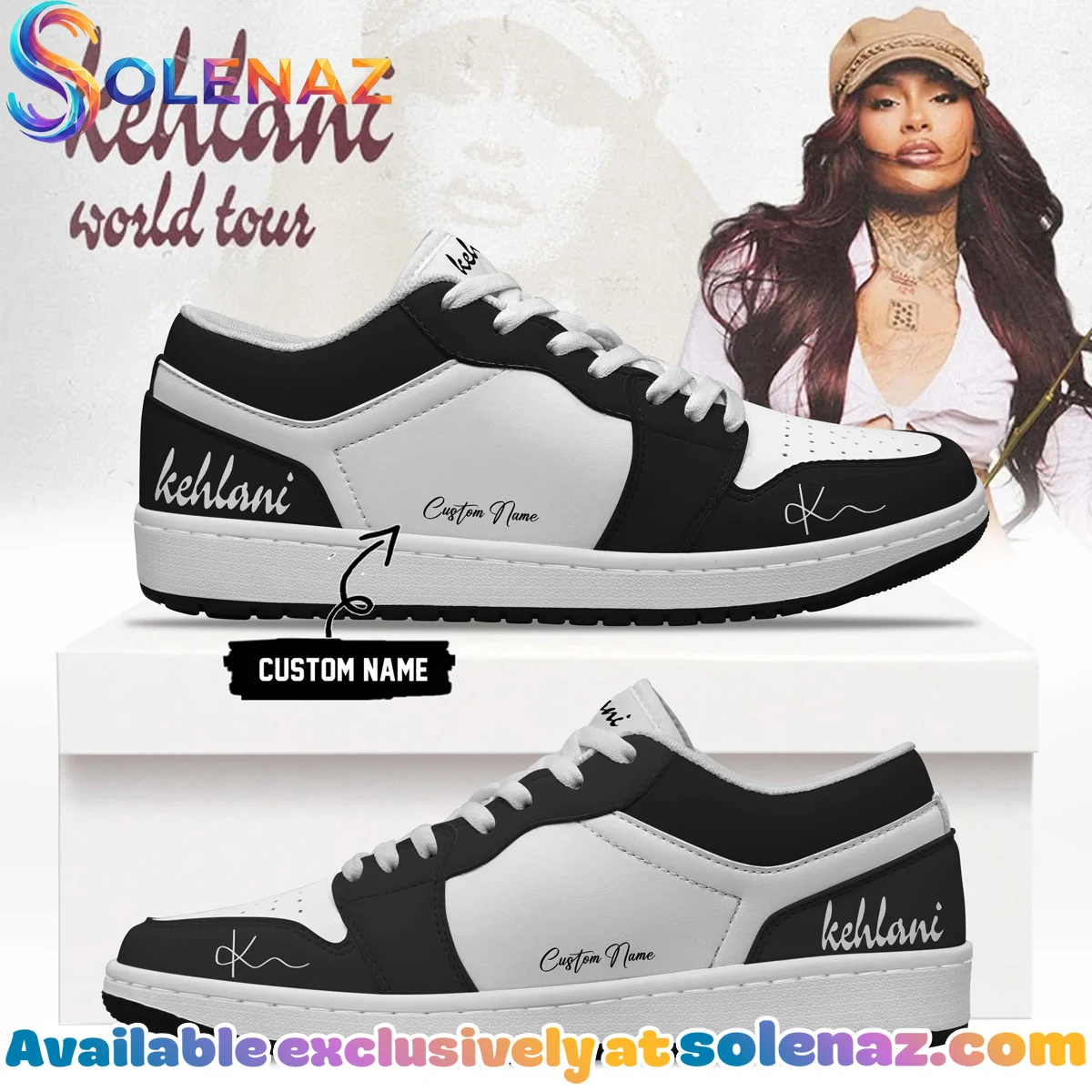Kehlani World Tour Signature Custom Air Force 1 & Jordan 1 Shoes [Batch 23]