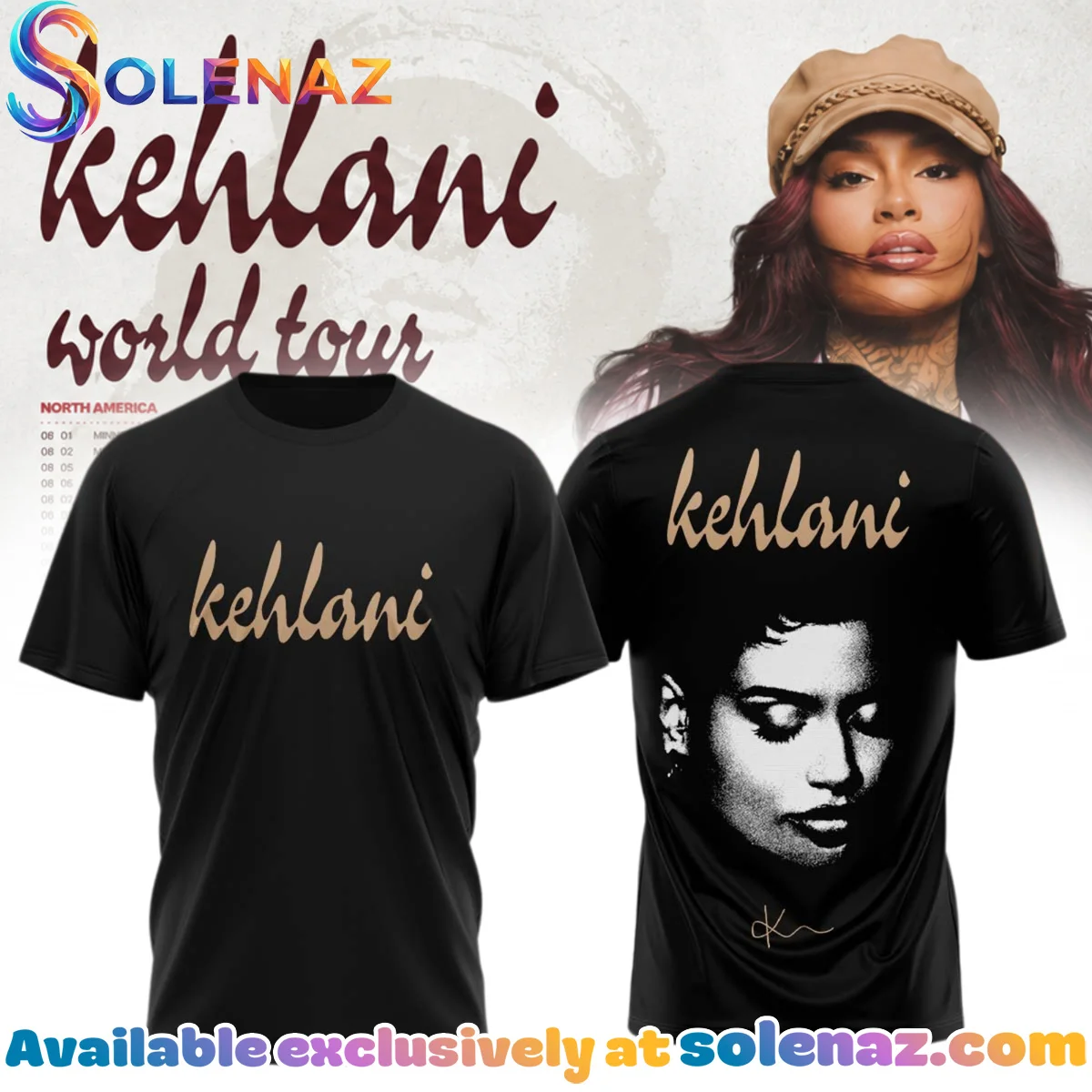 Kehlani World Tour Signature T-Shirt & Hoodie - Variant 27