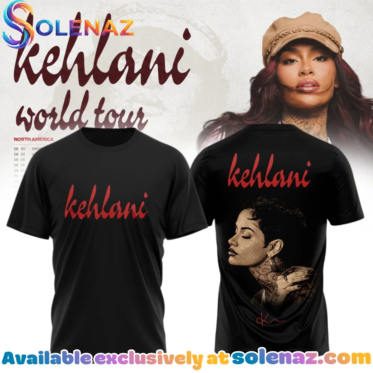 Kehlani World Tour Signature Shirt & Hoodie [Batch 24]