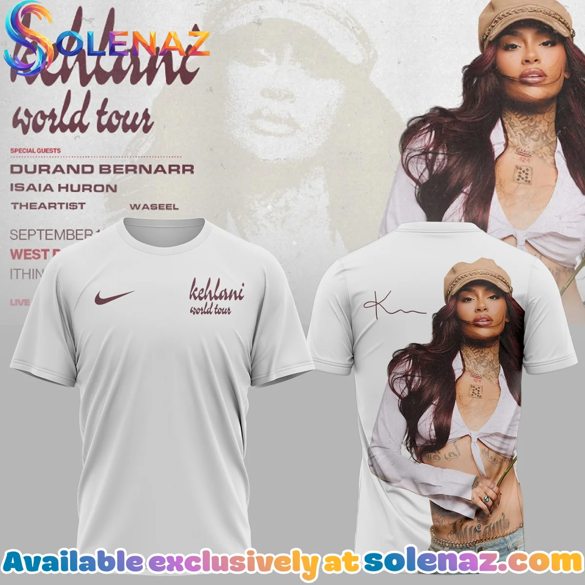 Kehlani World Tour Signature T-Shirt & Hoodie - Series 1