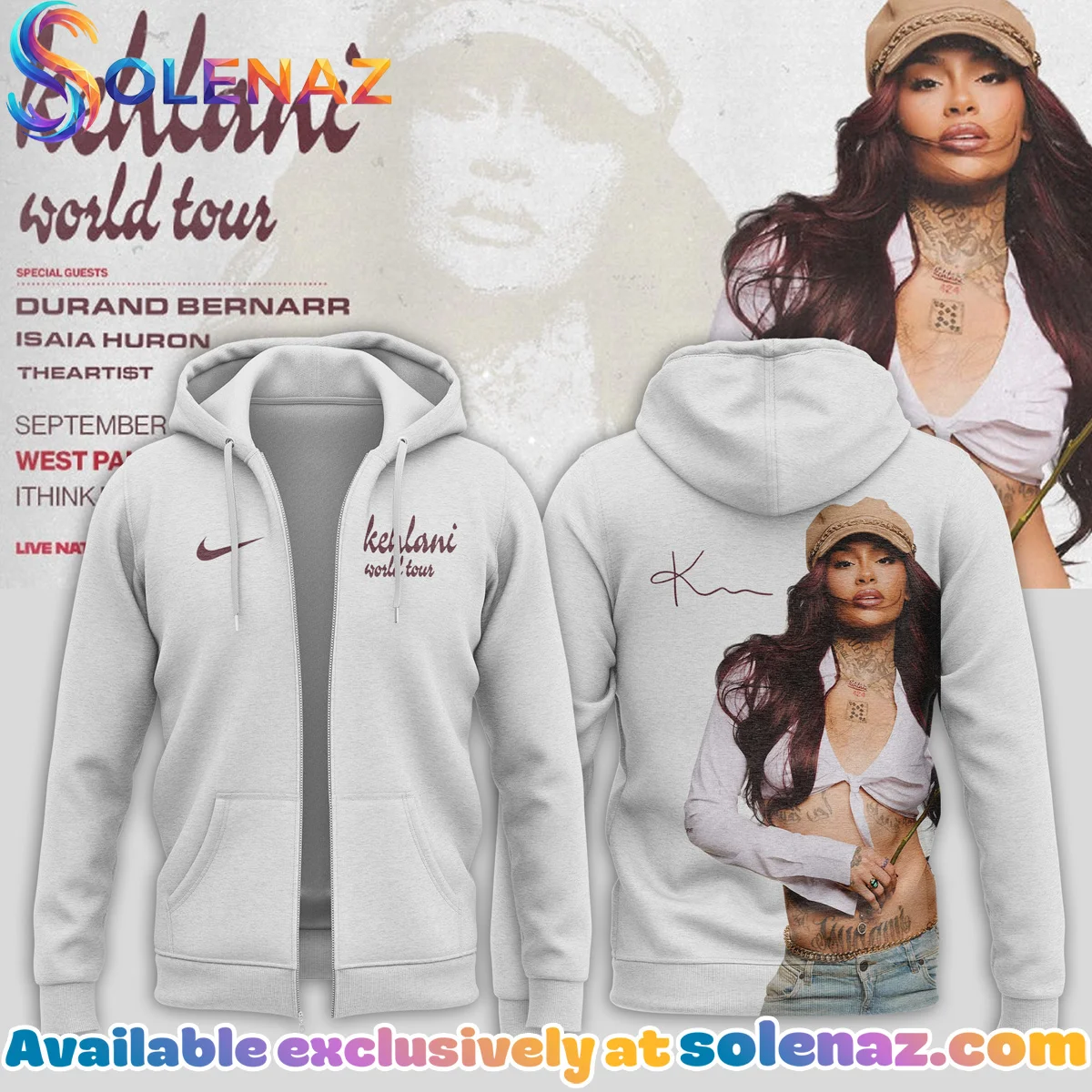 Kehlani World Tour Signature T-Shirt & Hoodie - Variant 2
