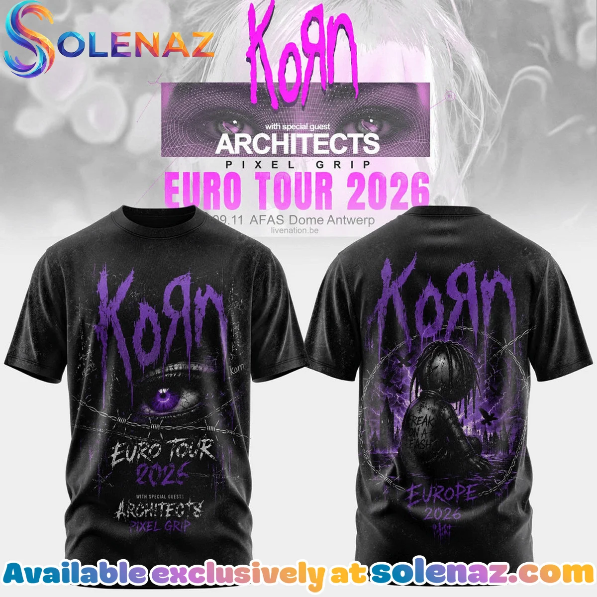 Korn Euro Tour Shirt & Hoodie [Drop 3]
