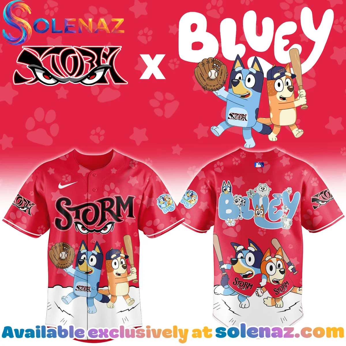 Lake Elsinore Storm x Bluey Jersey Lake Elsinore Storm x Bluey Jersey