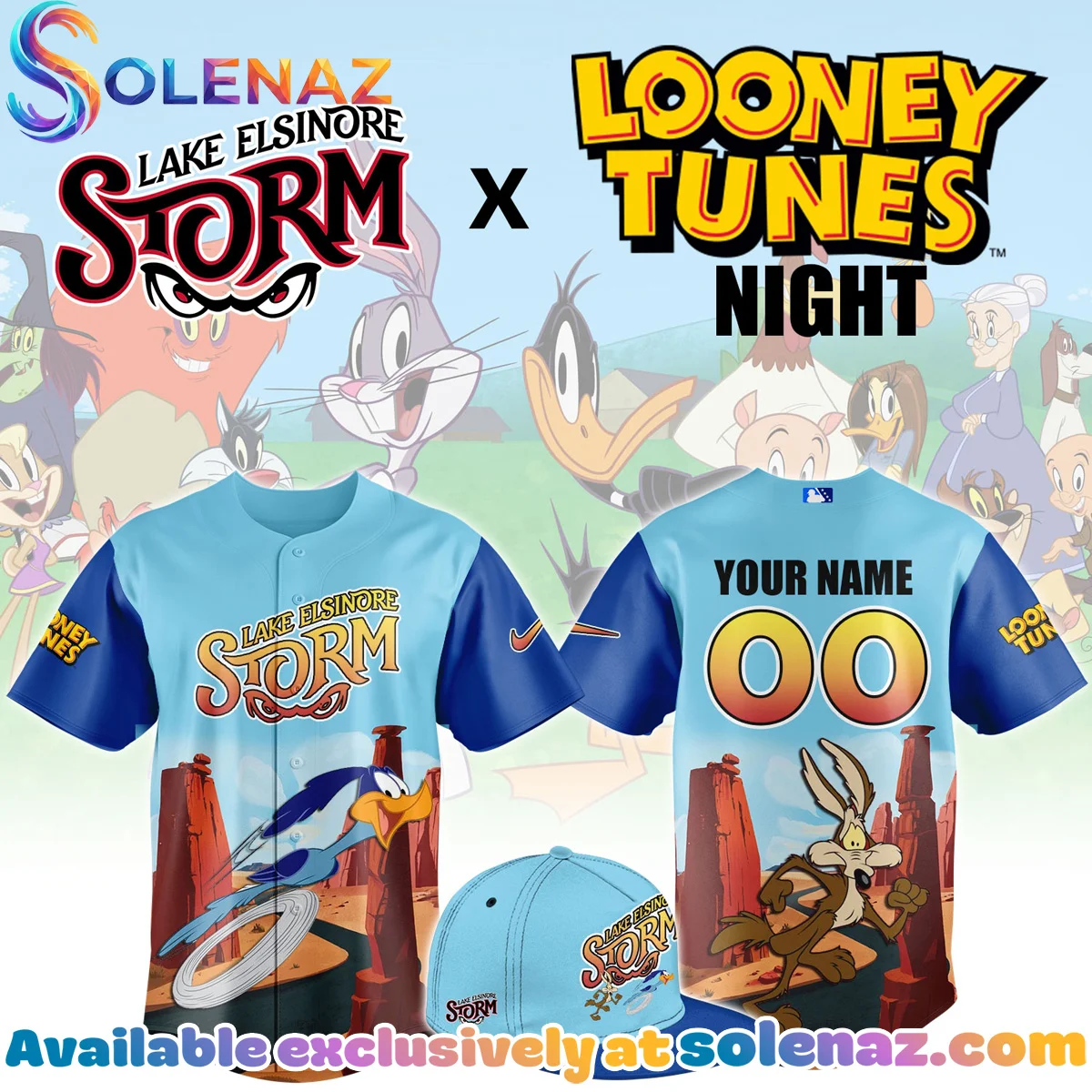 Lake Elsinore Storm x Looney Tunes Jersey