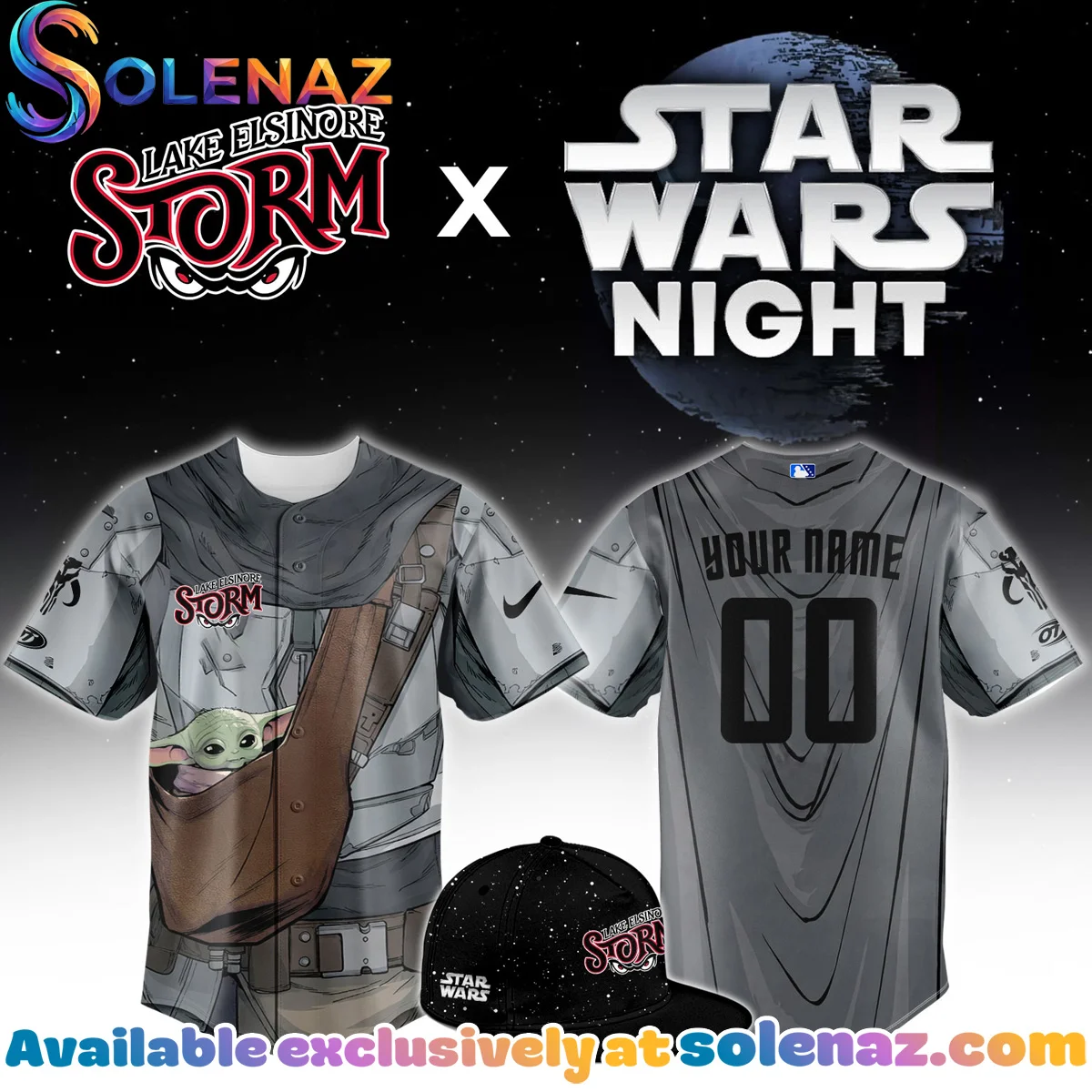 Lake Elsinore Storm x Star Wars x Grogu Jersey